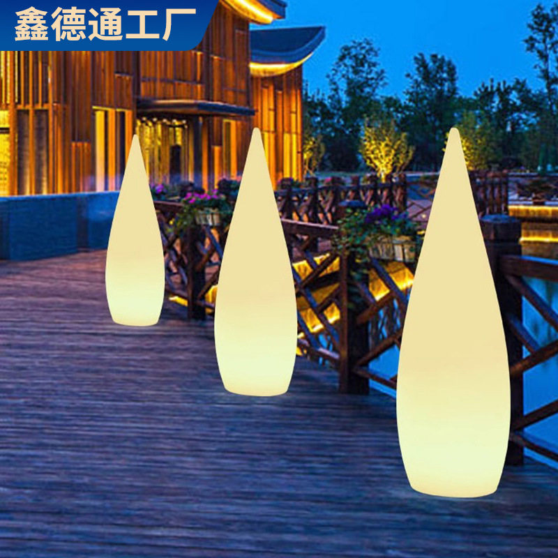 露营水滴灯户外网红餐厅落地灯名宿酒店装饰路引灯别墅防水景观灯图片
