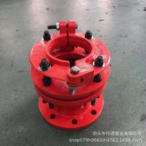 铁管单法兰防脱甲管伸缩器 管道连接器 压兰甲 100 150 200 300