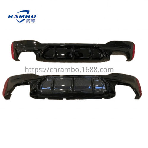 适用宝马5系M5 G30 G38 530i 540i SPORT 后保险杠扩散器