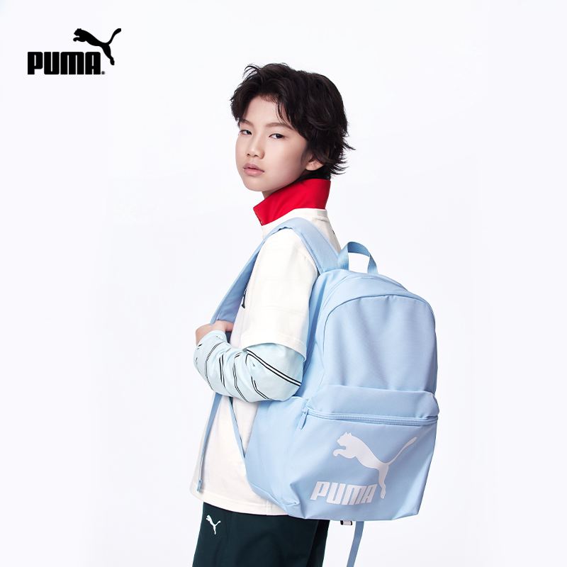 PUMA彪马童装2026秋冬季新款儿童双肩包休闲背包旅游轻便学生书包