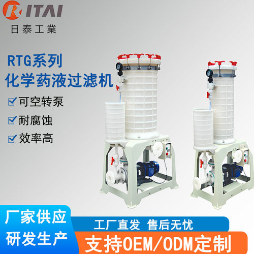 工厂供给RTG-2018电镀液过滤机 循环过滤吸附式污水处理过滤器