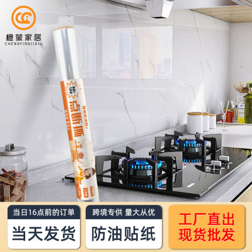 点断撕油烟贴透明厨房防油贴纸易