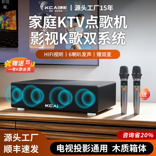 KG40家庭影院多功能卡拉ok音箱