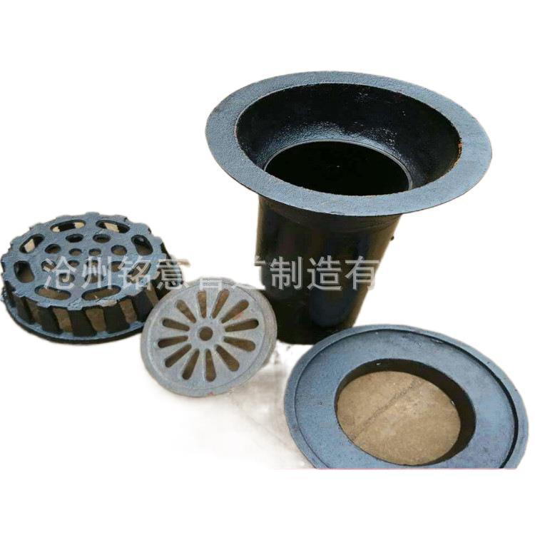 铭意87型钢制雨水斗虹吸式不锈钢雨水斗DN100侧排排水高效图片