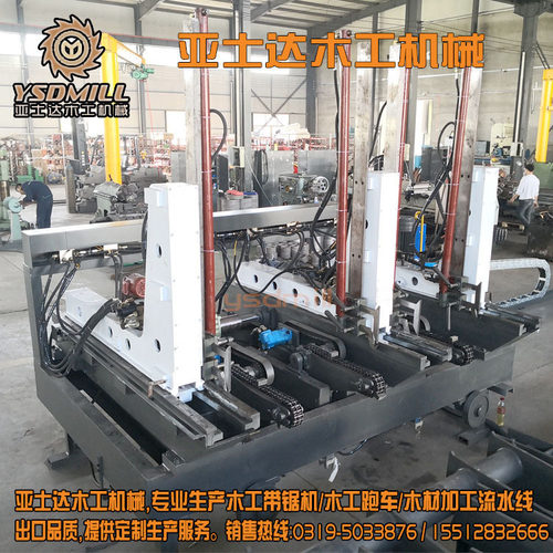 数控木工带锯板式家具开料锯手动跑车半自动跑车全自动跑车流水线