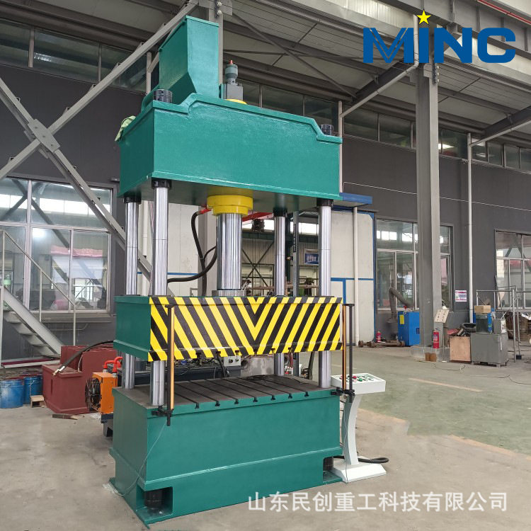 新品上市普通四柱液压机100T160T200T油压机滤清器外壳拉伸液压机图片