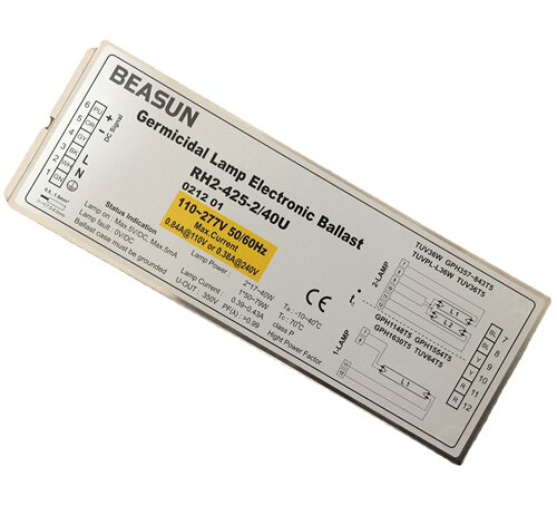 Beasun百士RH2-425-2/40U 紫外灯电子镇器 RL2-425-2/40 一拖二