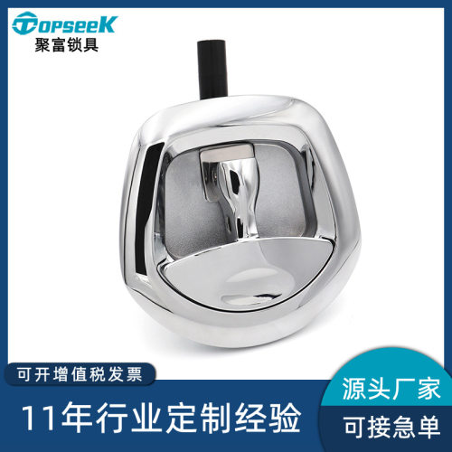 聚富房车T型把手不锈钢T型鱼尾锁卡车铝工具箱锁JF7892跨境热销