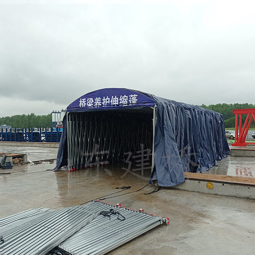 48kw冬季桥梁养护蒸汽机 自动推拉伸缩蒸养棚厂家 管片蒸养棚