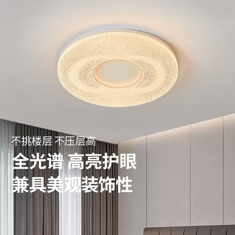 轻奢风高级感主卧吸顶灯简约现代家用大气创意网红房间餐厅吸顶灯图片