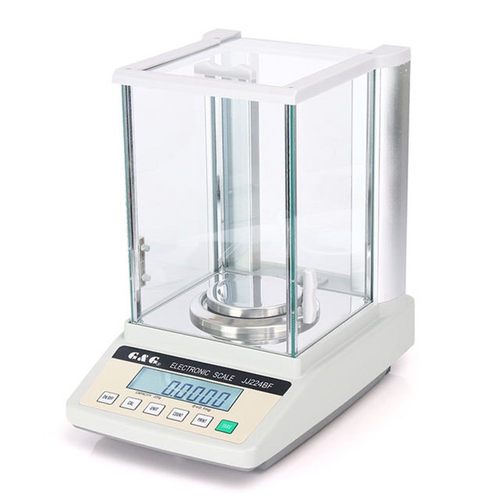 批发美国双杰电子分析天平JJ124BF 万分之一内校天平0.1mg