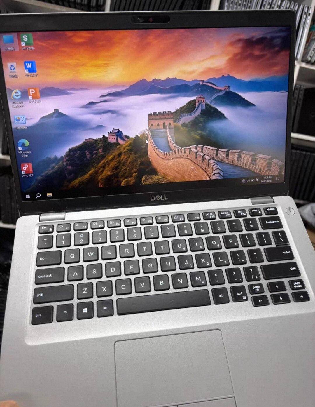 银色戴尔i5i7十代笔记本商务办公轻便出差网课编程轻薄学娱乐生