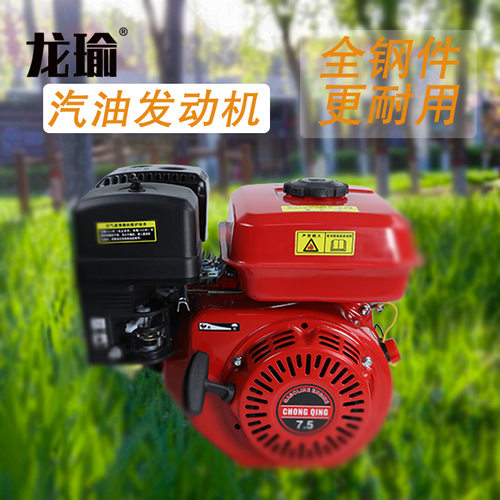 龙瑜汽油机动力170F/190F四冲程风冷工程机械注塞泵内燃机机头