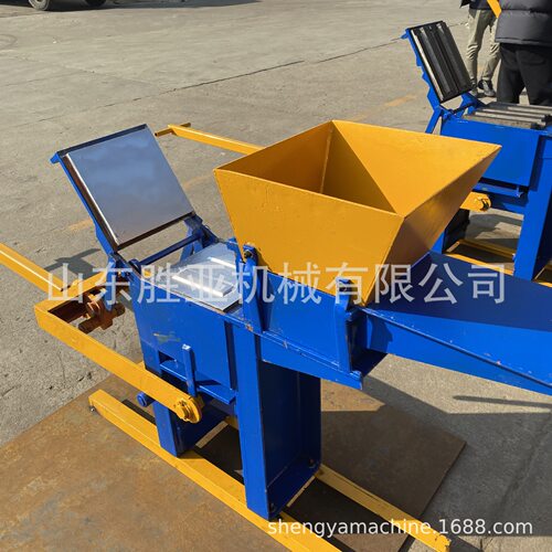 山东胜亚QMR2-40 小型家用制砖机 手动连锁砖机 粘土免烧砖机