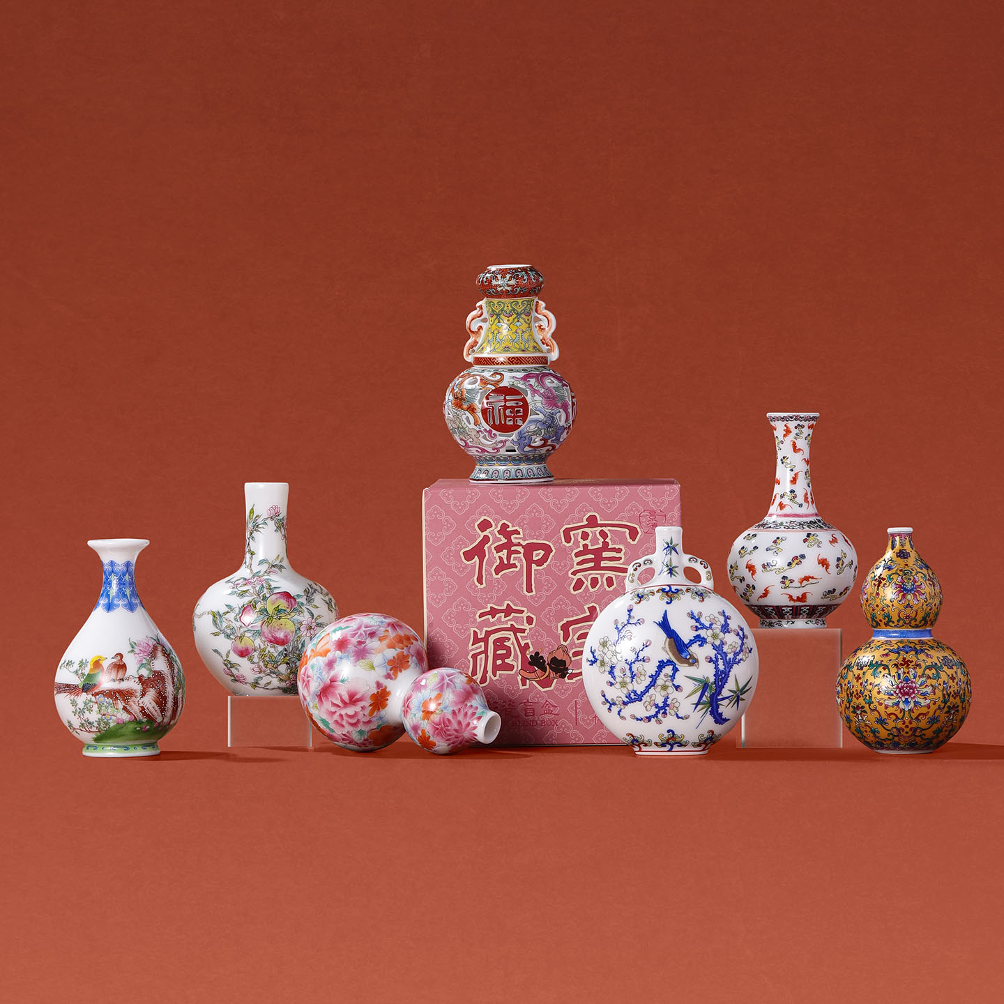 陶阳里御窑厂景德镇博物馆陶瓷盲盒岁岁鸭文创纪念品生日礼物摆件