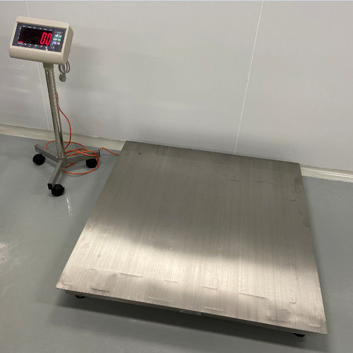 DCS-3000KG不锈钢地秤80X80cm防腐蚀电子平台秤2000千克防水地磅