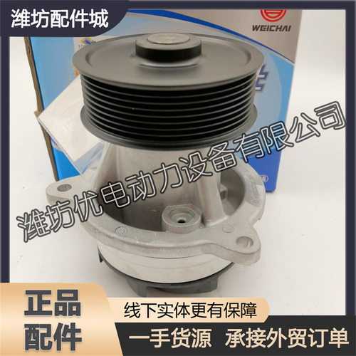 潍柴动力WP9H柴油发动机WP10H原厂配件1003374130水泵分总成