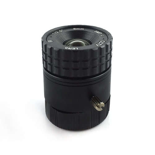 5MP 数字高清固定镜头6MM 机器视觉监控镜头 1/2.5'' CS接口