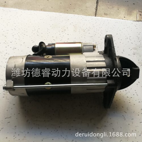 潍坊发电机组柴油机发动机配件K4100ZH4100起动机马达