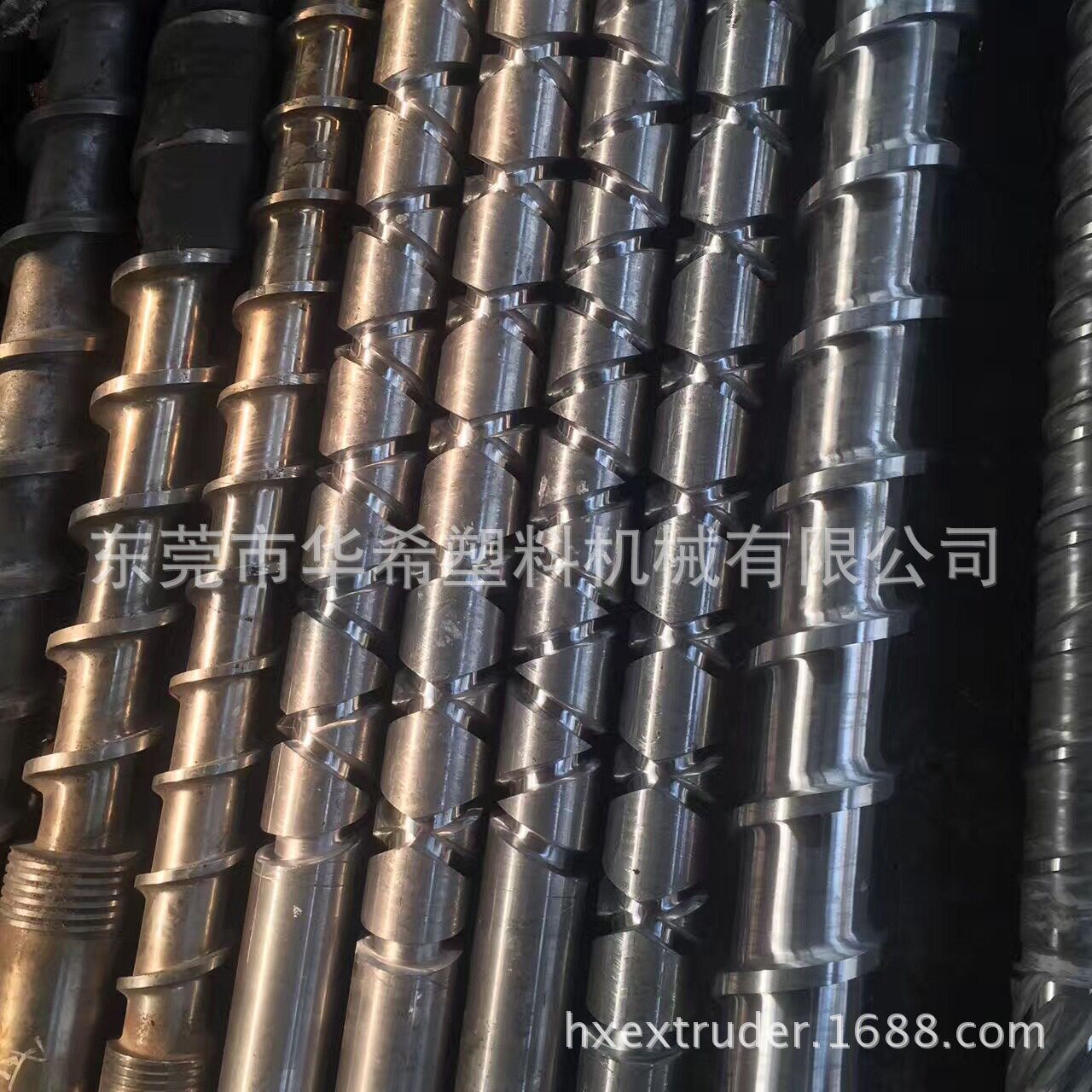 注塑机螺杆料筒 仁兴机110T-Φ35注塑机螺杆料筒  双合金螺杆图片