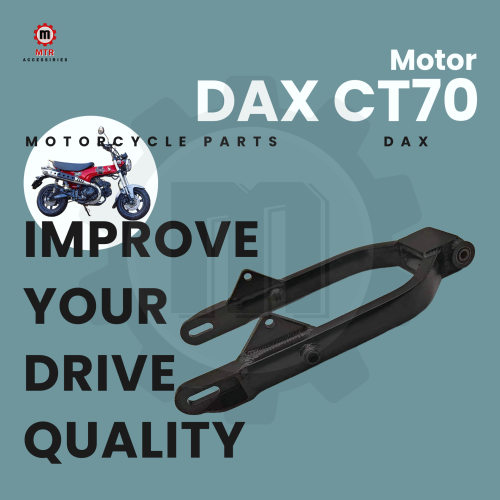 DAXCT70ST70后摇臂14英寸后平叉摩托车黑色后平叉CT70配件