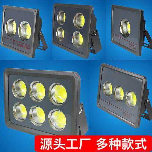 LED投光灯10W50W防水户外灯泛光灯广告灯20W30W100W投射灯