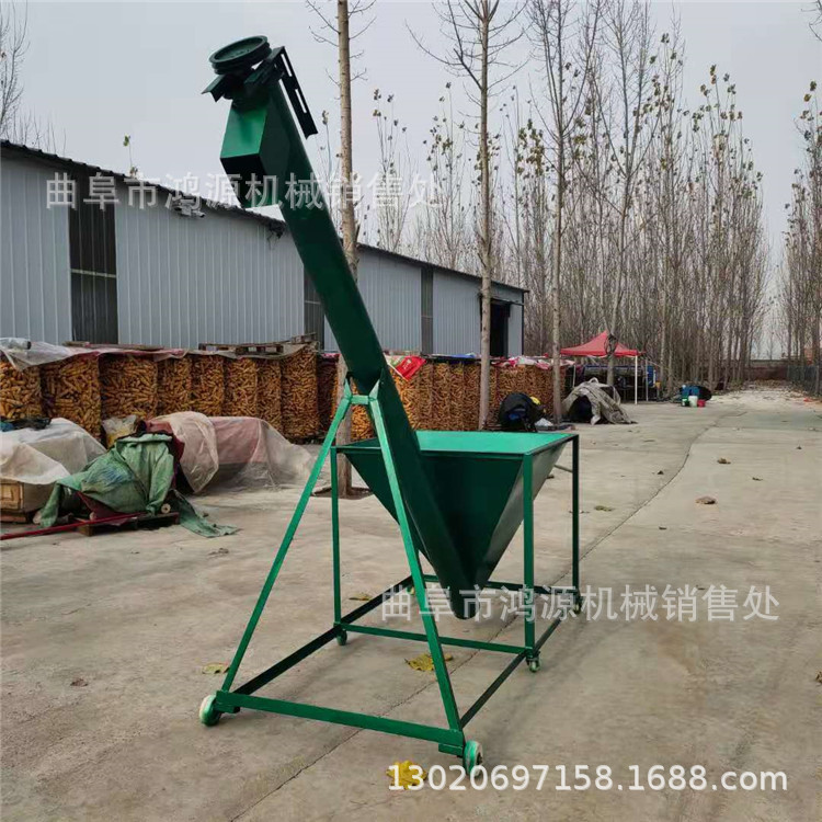 新型蛟龙螺旋输送机 管式水泥沙土提升机 移动式螺旋上料机厂家图片