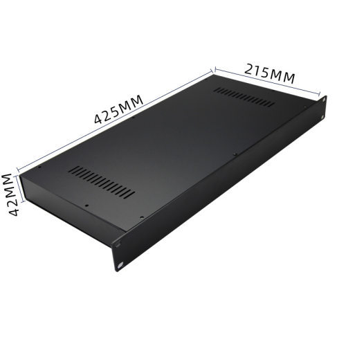 19英寸标准仪器仪表机箱1U2U3U4U5U控制器机壳台式非标铝型材机箱