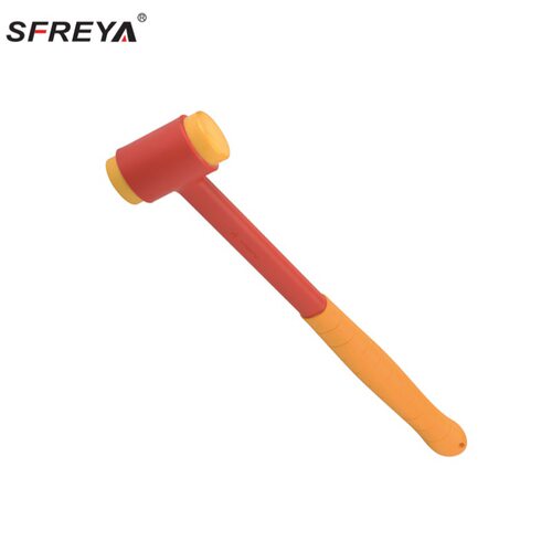 SFREYAS618绝缘无回弹锤VDE绝缘工具1000V电工绝缘耐高压锤子