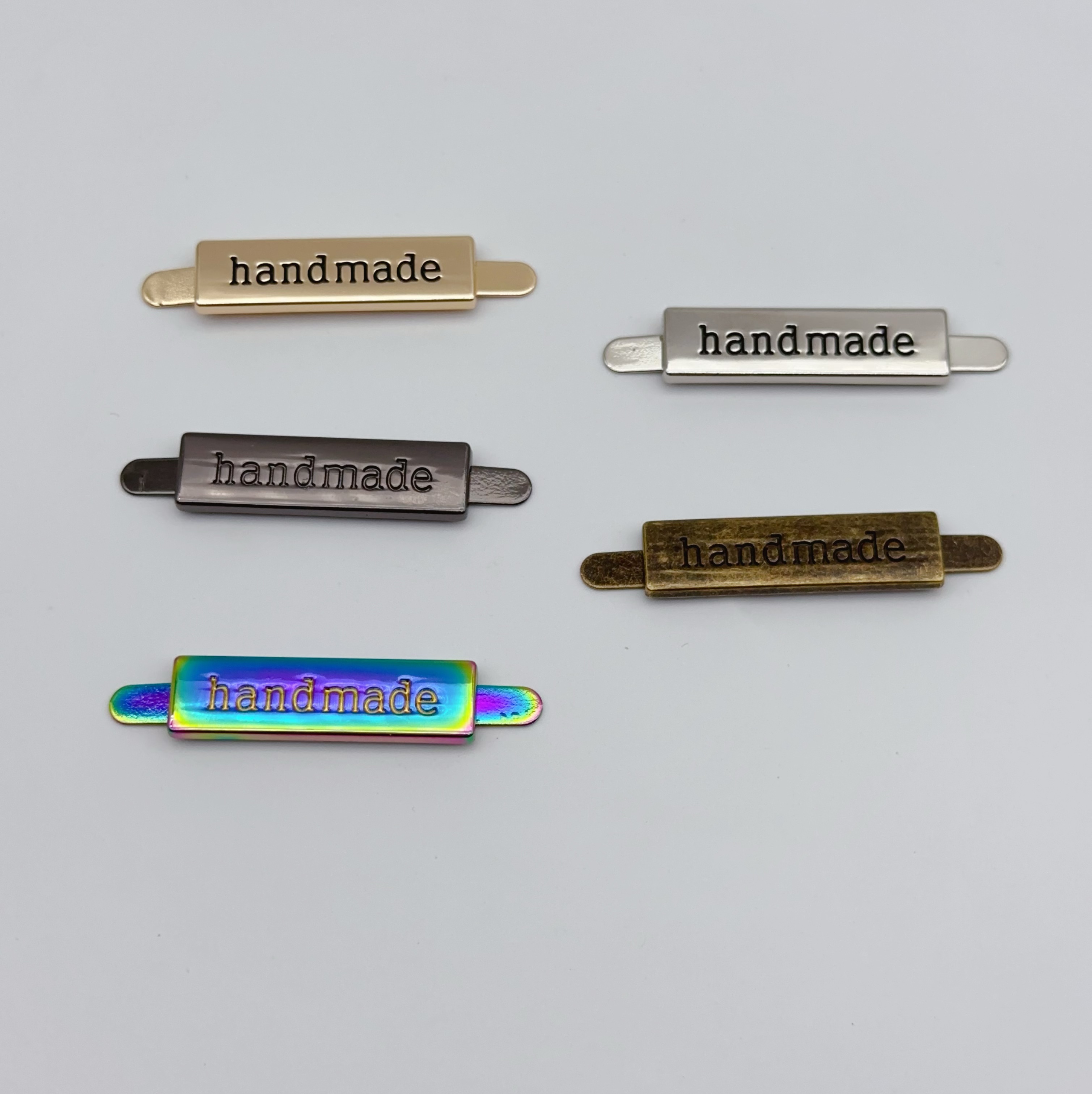 箱包五金扣 diy包包插扣配件编织包装饰扣金属扣handmade手作标牌