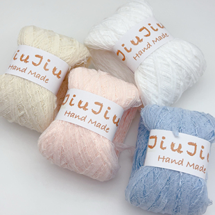 JiuJiu 手混线配线 特色线罗马带编带线手工编织大肠发圈帽子包包