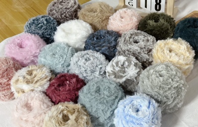 皮草线仿皮草粗线玩偶毛线100g