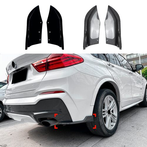 适用宝马X4 F26 M Sport 2014-2018后杠后包角车贴扰流板跨境改装
