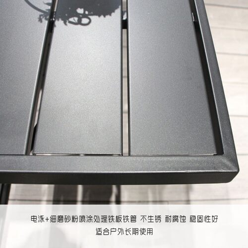 户外阳台栏杆铁艺挂桌家用简约可折叠桌悬挂小桌子休闲吧台桌茶几