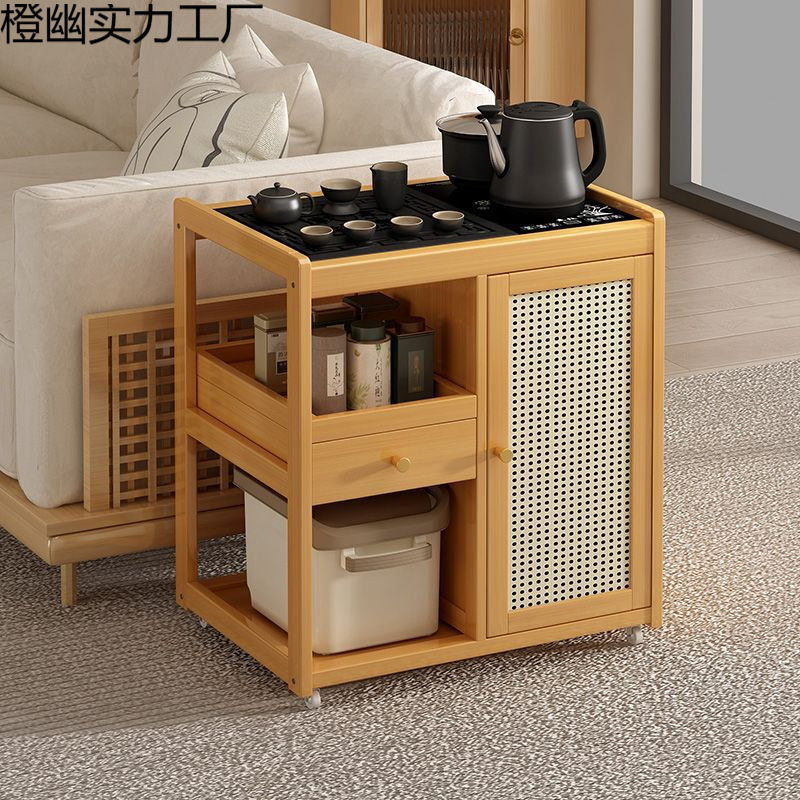 2026新款沙发边几茶几可移动茶台家用茶桌轻奢高级感茶水柜小推车图片