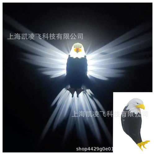 跨境3D打印 wall light狮子猫头鹰老鹰壁灯装饰艺术夜灯氛围派对