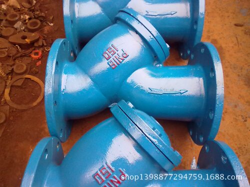 厂家供应铸铁铸钢Y型过滤器法兰过滤器GL41H-16 DN150多介质