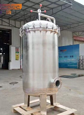 304不锈钢大通量过滤器石油钻采循环水过滤设备200吨大流量过滤机
