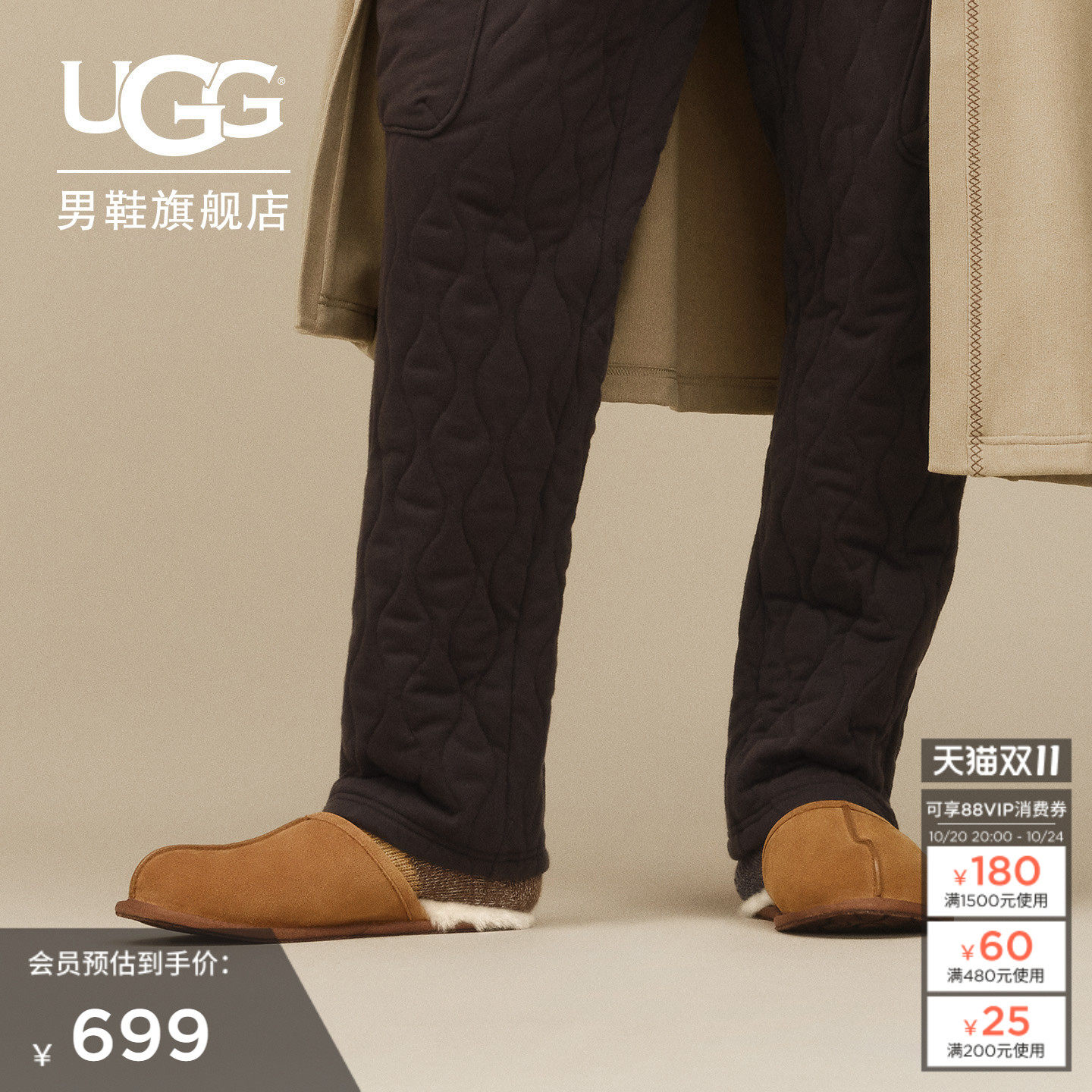 UGG平底时尚包头拖毛毛拖鞋