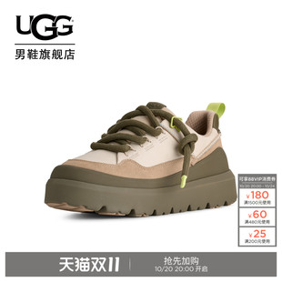 UGG秋季男女同款舒适时尚潮流轻便厚底经典系带运动休闲鞋1170910