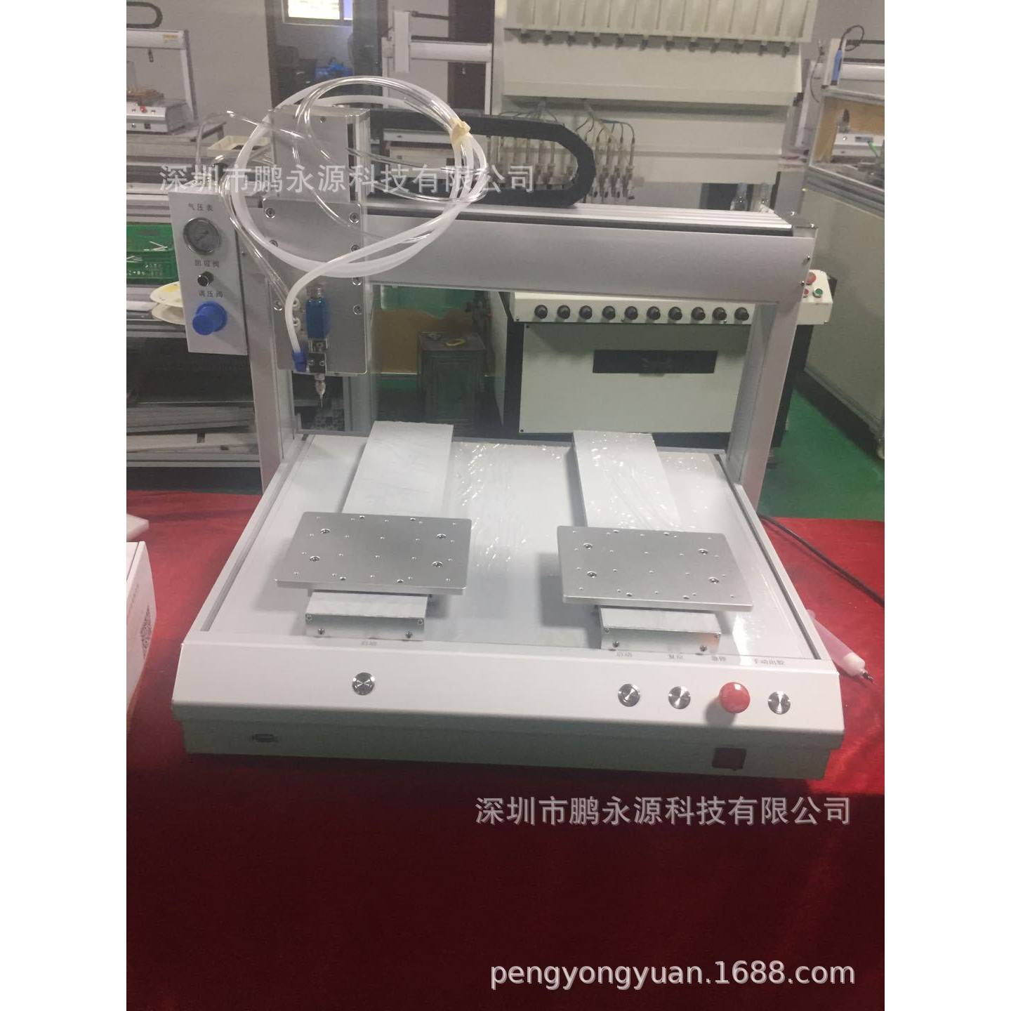 四轴双Y轴点胶机皮套平台自动打胶机滴胶机音响外壳包布点胶机