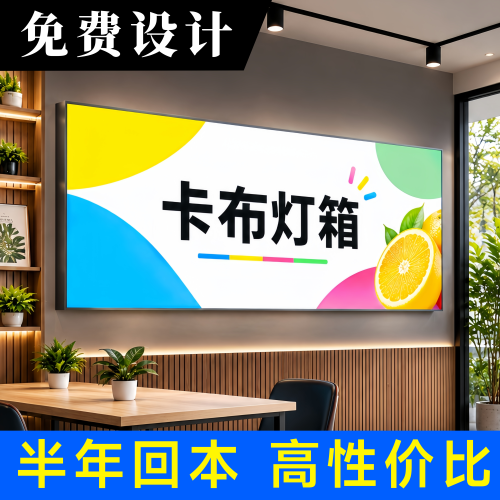 ledUV软膜灯箱天花卡布灯箱画面广告膜高清透光夜发光摆摊广告牌