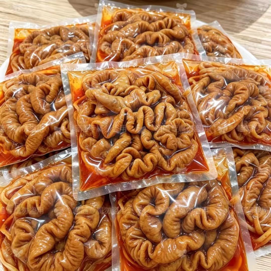 3大袋特惠冲量】正宗精选五香肥猪肠卤猪肥肠熟食即食下酒饭批发