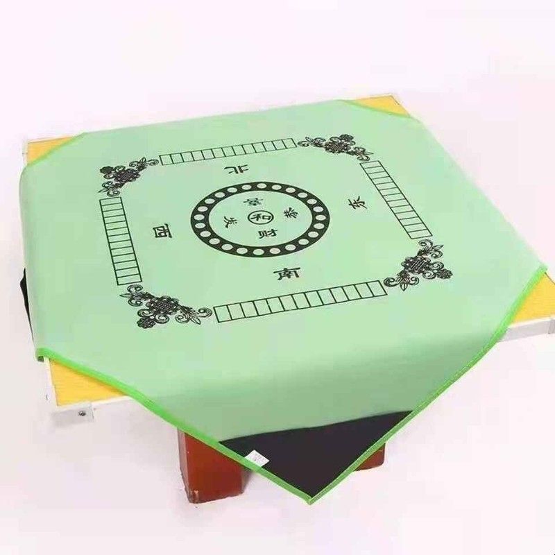大号手搓麻将桌布带兜麻将桌布垫加厚消音家用麻将桌垫麻将布方形