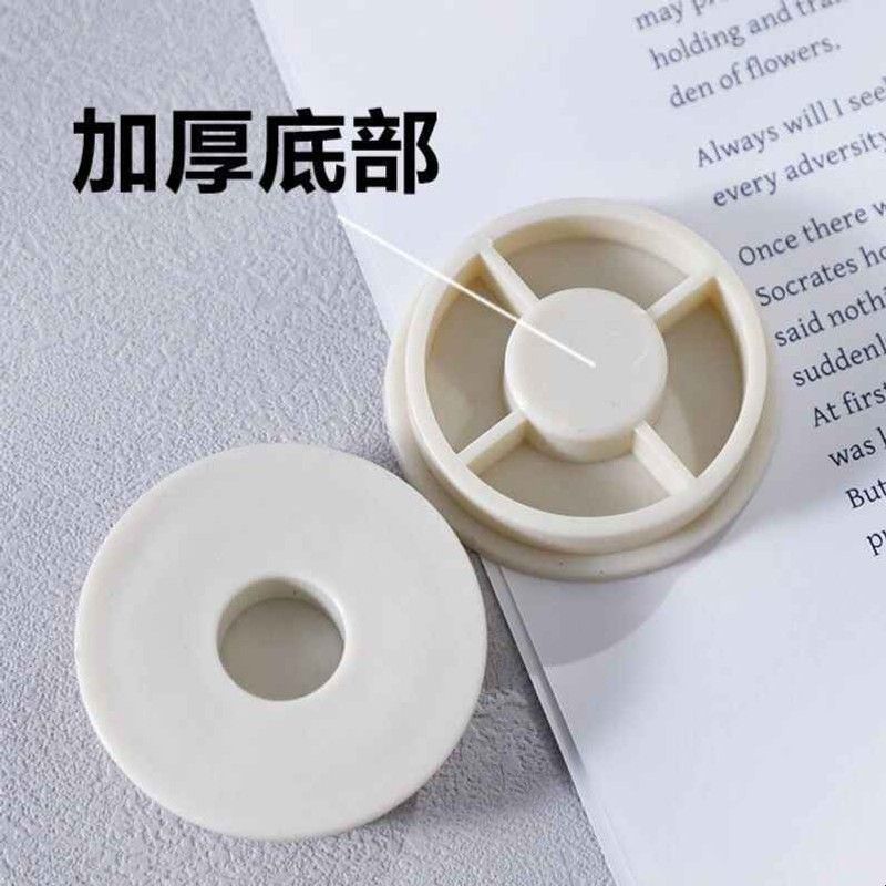 粘毛器滚筒配件圆片神器堵头手柄替换适合卷芯3.8卡片圆盖可水洗图片