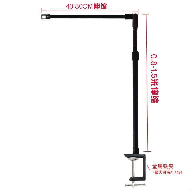 灯牌伸缩杆摆摊支架展示挂布户外应急灯杆横幅招牌广告夹桌面伸缩
