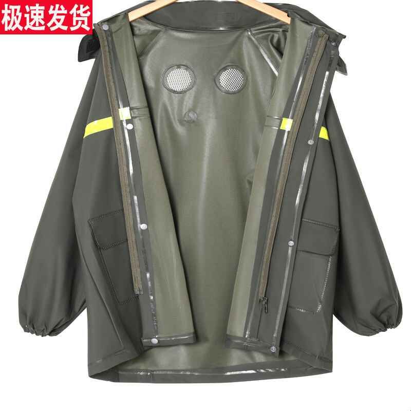 雨衣单件上衣成人雨裤分体防暴雨加厚刮不烂男款外卖专用骑手图片