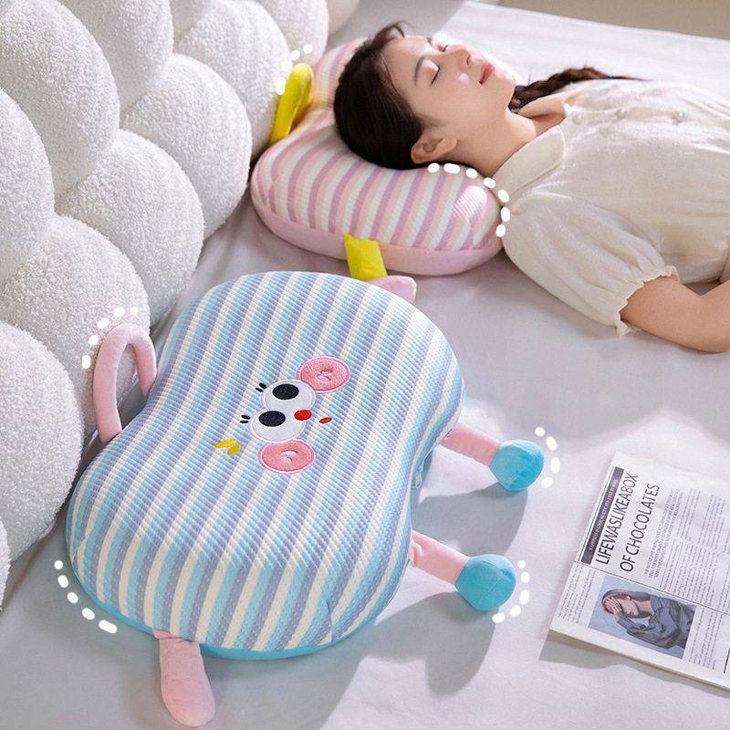 记忆棉枕头护颈椎助睡眠宿舍学生男小枕芯家用午睡枕肚皮猫肚枕女