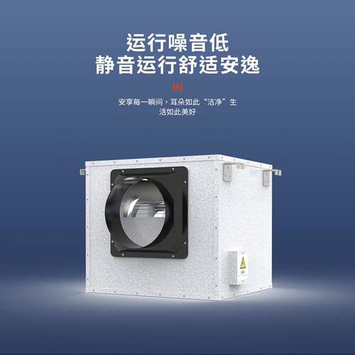 外转子柜式镀铝锌向流低噪音管道新风机箱排风通风换气机静音