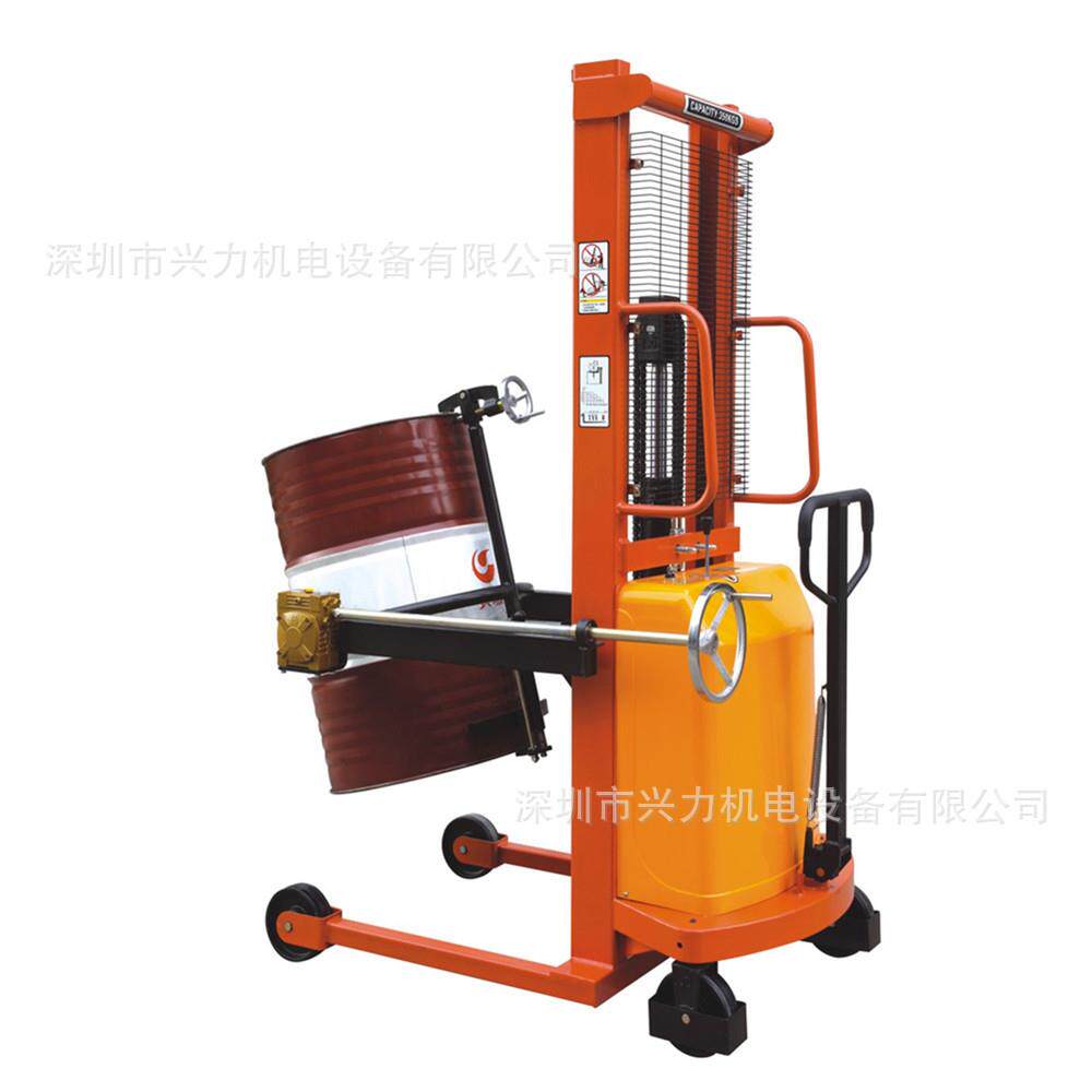 50KG铁桶油桶翻转车油桶倒料车50KG塑料桶翻转车SZHOULAR兴力